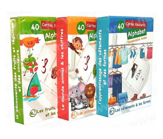 Cartes pour apprendre l'arabe