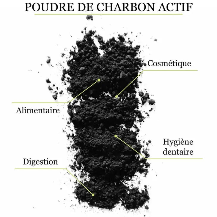 Charbon Actif Binchotan Kishu en poudre 25G